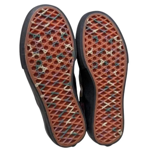 Vans Shoes Men Size 6.5 Ultracush Pro Camo Black Slip On Skate Sneakers