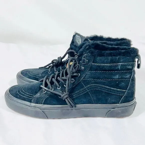 Vans Sk8-Hi MTE Shoes OC Pig Suede Black Men 9 Women 10.5 VN0A33TXNH4 2015 New