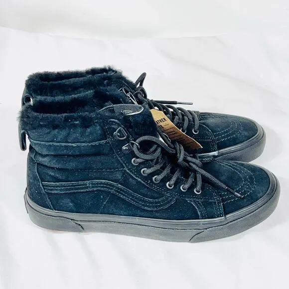 Vans Sk8-Hi MTE Shoes OC Pig Suede Black Men 9 Women 10.5 VN0A33TXNH4 2015 New