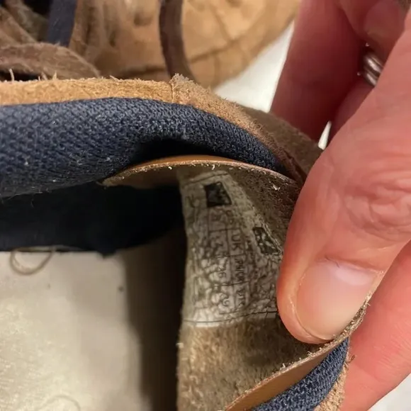 VEJA mens brown suede tennis shoes