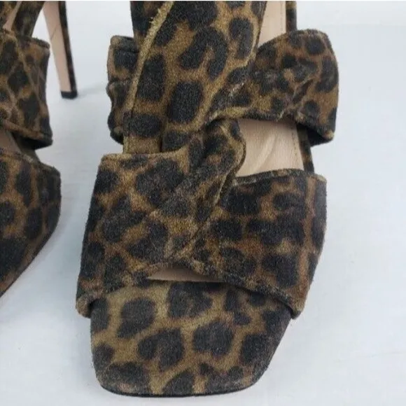 Veronica Beard Women's  Leopard Prints Shoes Heels Size 6 M