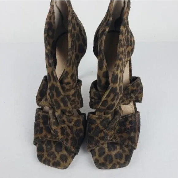 Veronica Beard Women's  Leopard Prints Shoes Heels Size 6 M