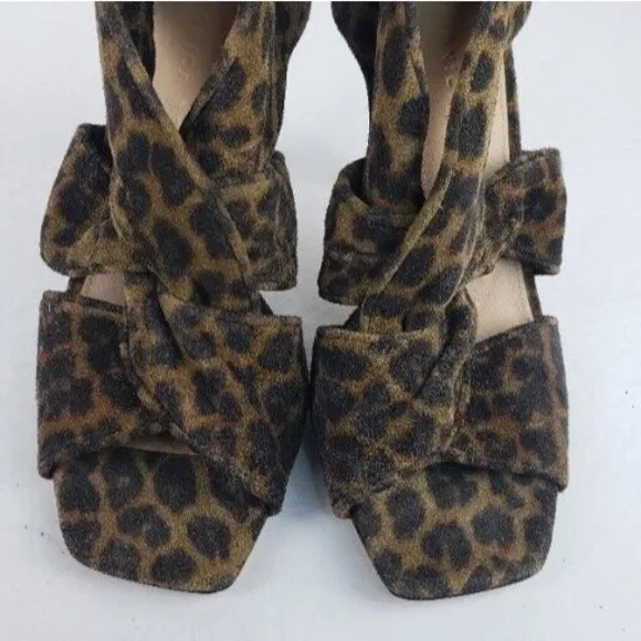 Veronica Beard Women's  Leopard Prints Shoes Heels Size 6 M