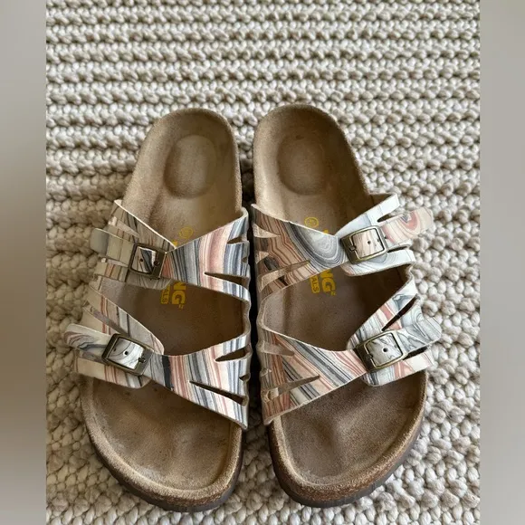 Viking Whistler Sandals Brown Geode Comfort Footbed Women’s Size40 Travel Casual