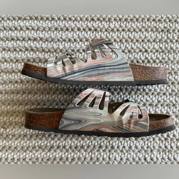 Viking Whistler Sandals Brown Geode Comfort Footbed Women’s Size40 Travel Casual