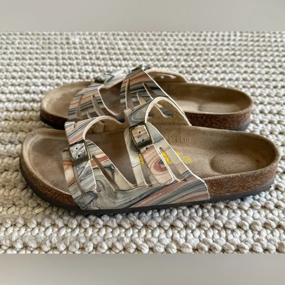 Viking Whistler Sandals Brown Geode Comfort Footbed Women’s Size40 Travel Casual