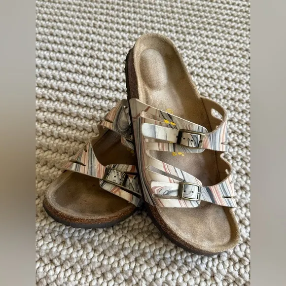 Viking Whistler Sandals Brown Geode Comfort Footbed Women’s Size40 Travel Casual