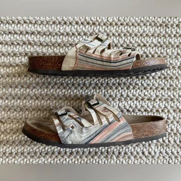 Viking Whistler Sandals Brown Geode Comfort Footbed Women’s Size40 Travel Casual