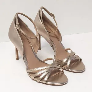 Vince Camuto Antinalie High Heels, Metallic Leather, Women's 8.5