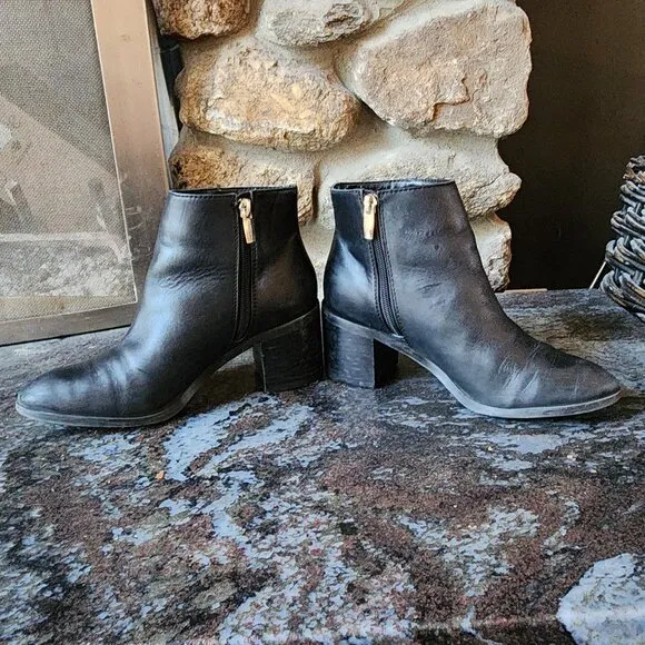 Vince Camuto Black Gaviren Ankle Boots Size 6.5
