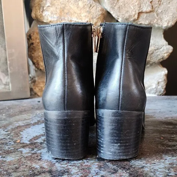 Vince Camuto Black Gaviren Ankle Boots Size 6.5