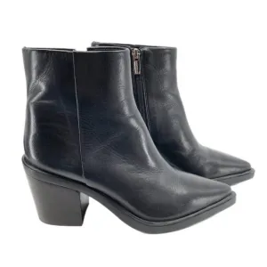 Vince Camuto Black Leather Ankle Boots &amp; Booties | Made in Brazil