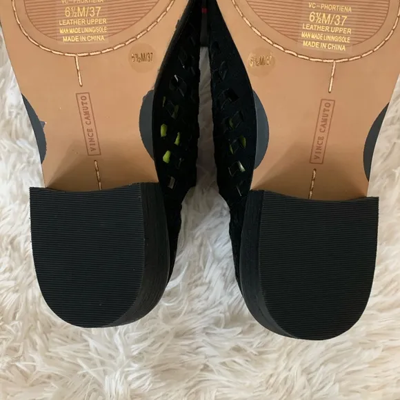 Vince Camuto Black Suede Ankle Boots