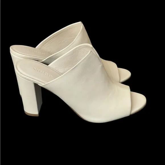 Vince Womens High Heels VeroCuoio Shoes Heels ComfortLeather Slip On Size 9M