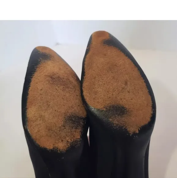 Vintage Roger Vivier Womens Designer Black Pointed Toe Pumps US 6.5