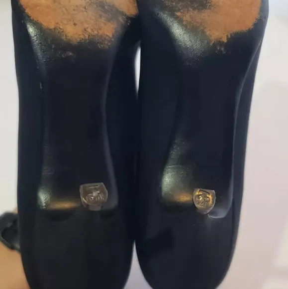 Vintage Roger Vivier Womens Designer Black Pointed Toe Pumps US 6.5