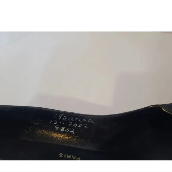 Vintage Roger Vivier Womens Designer Black Pointed Toe Pumps US 6.5