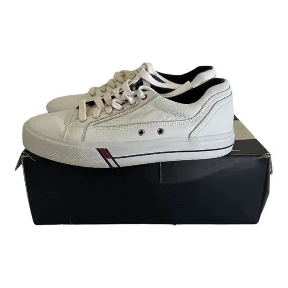 Vintage Tommy Hilfiger White Leather Shoes Size‎ 10