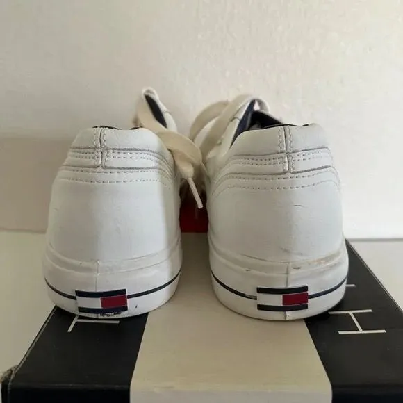Vintage Tommy Hilfiger White Leather Shoes Size‎ 10