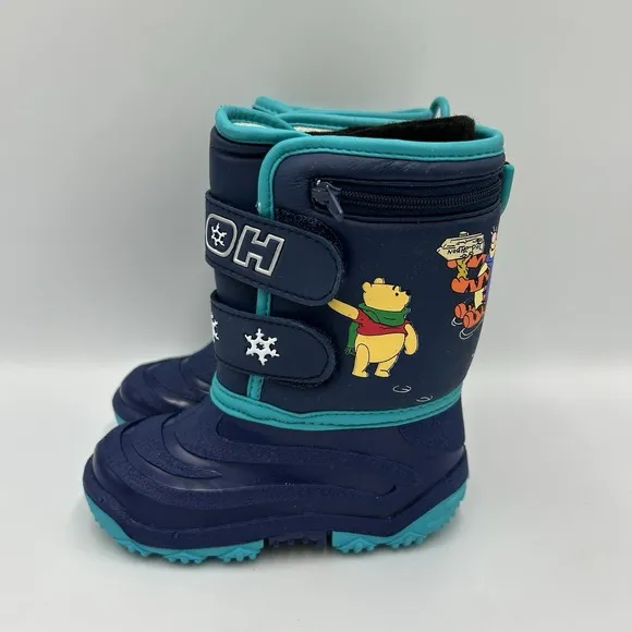 Vintage Winnie The Pooh Snow Boots New Old Stock Size 6 Toddler Flaw