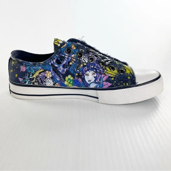 Vintage Y2K Ed Hardy Slip On Graffiti Tattoo Fashion Sneakers Shoes
