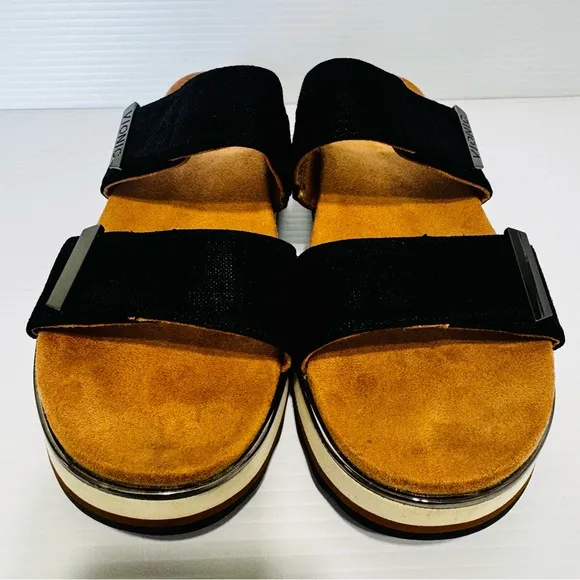 Vionic Brandie Black Platform Sandals Size 10