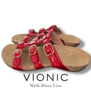 Vionic Summer Red RESORTWEAR MISA sandals SZ 7