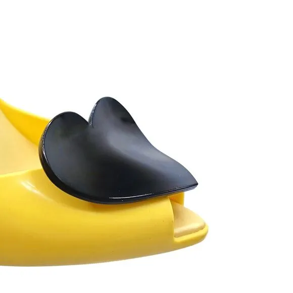 Vivienne Westwood Yellow Heart Heels | Anglomania Peep Toe Deadstock