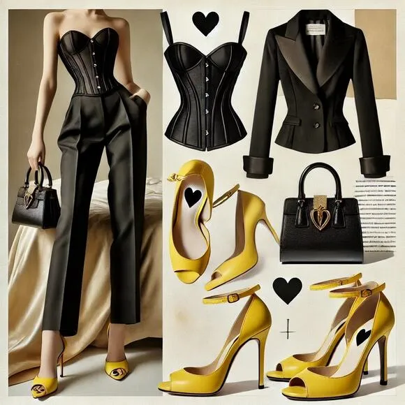 Vivienne Westwood Yellow Heart Heels | Anglomania Peep Toe Deadstock