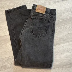 Vtg Levis Jeans Mens 33x30 505 Regular Fit Straight Leg Black Made USA (30x30)