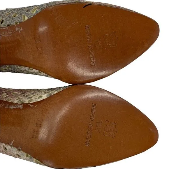 VTG Roberto Nogueron Elite Spain 3” Heels 0067 Woven 7.5 AA Shoes Pumps