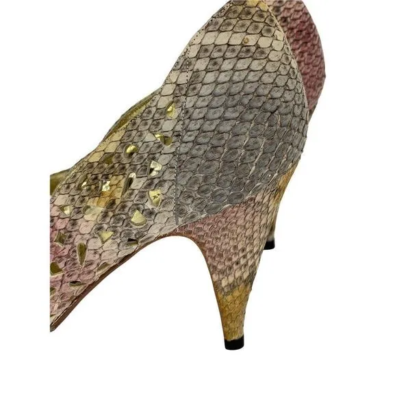 VTG Roberto Nogueron Elite Spain 3” Heels 0067 Woven 7.5 AA Shoes Pumps