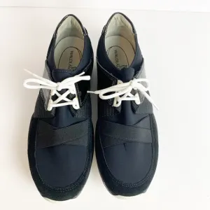 Waldlaufer Maggie Black Suede Neoprene size 9
