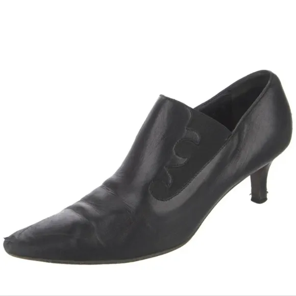 Walter Steiger Leather Pumps Booties Shoes Heels US 7 SWISS MADE