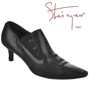 Walter Steiger Leather Pumps Booties Shoes Heels US 7 SWISS MADE