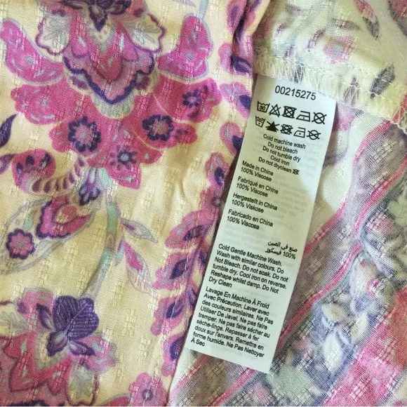 Was $80 AVEOLOGY Boho 2in1 Tunic Dress &amp; Top - Purple Paisley - Size 3X/4X - NWT