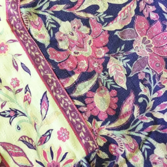 Was $80 AVEOLOGY Boho 2in1 Tunic Dress &amp; Top - Purple Paisley - Size 3X/4X - NWT