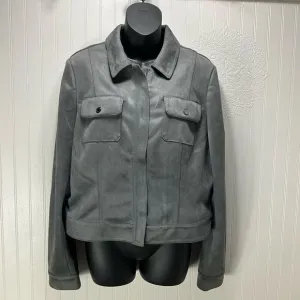 WHITE HOUSE BLACK MARKET Faux Suede Jacket