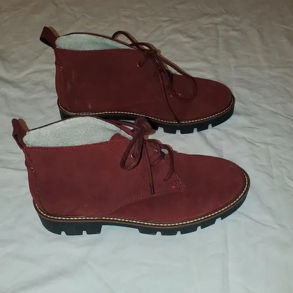 White Mountain Groovy Womens Leather Ankle Ankle Boots