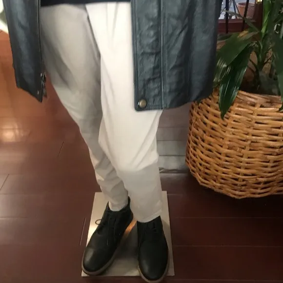“Whole outfit” Black leather by USA LEATHER/ Blacktop shoes by JEFFREY TYLER.