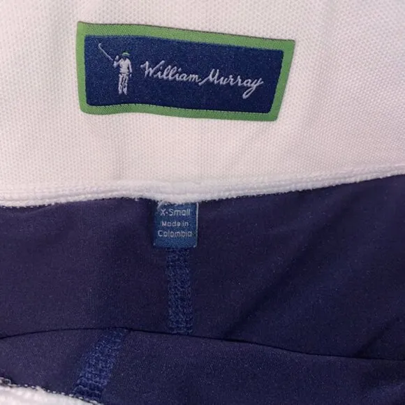 William Murray Navy / White Margo Women's Pique Skirt (XSmall) Golf / Tennis