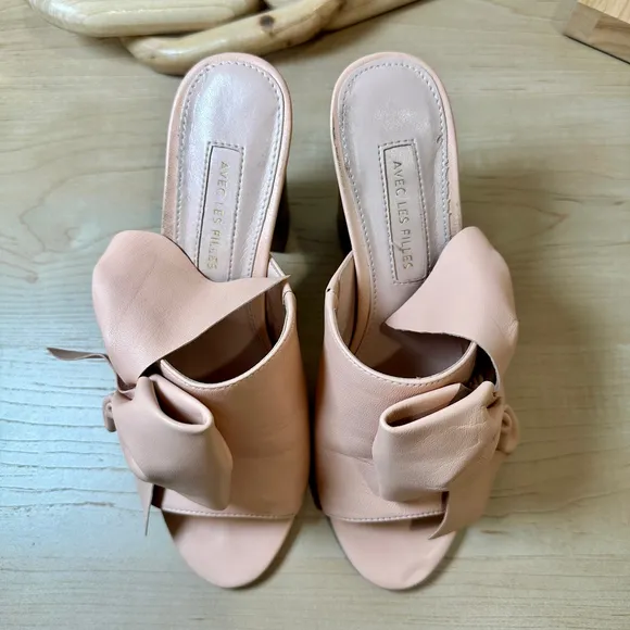 Women's Avec Les Filles Heels, Pink, Size 6‎