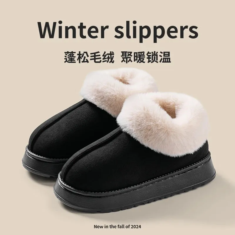 Women's Fashion Snow Boots Fluffy men's Shoes
