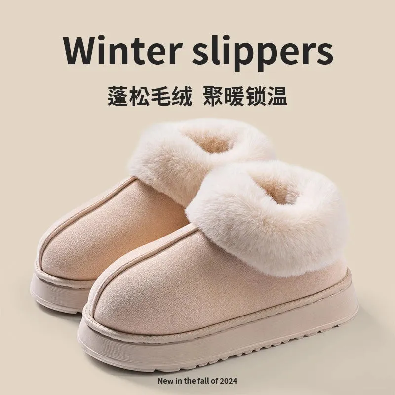 Women's Fashion Snow Boots Fluffy men's Shoes