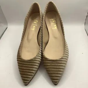 Women's FS/NY Flats, velvet Beige, Size 8.5