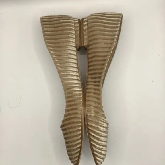 Women's FS/NY Flats, velvet Beige, Size 8.5