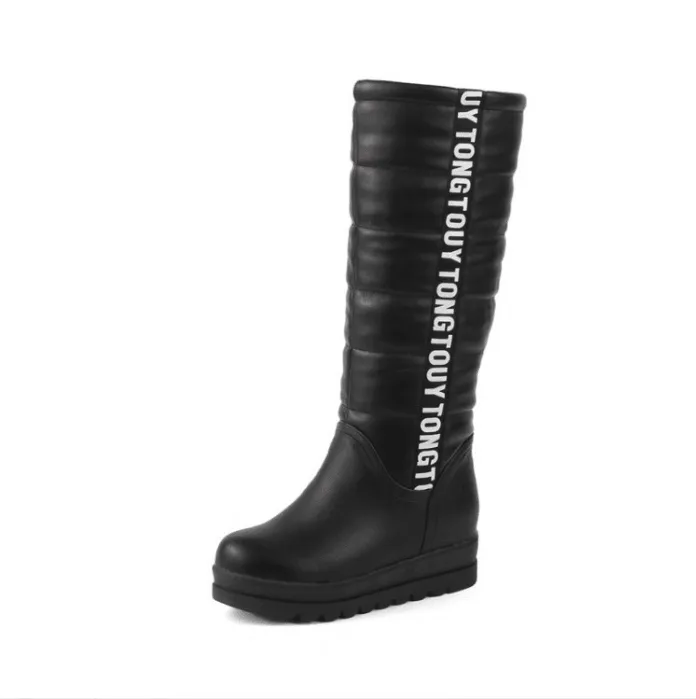 Women's High-top Thick-soled Flat Warm Cotton Boots