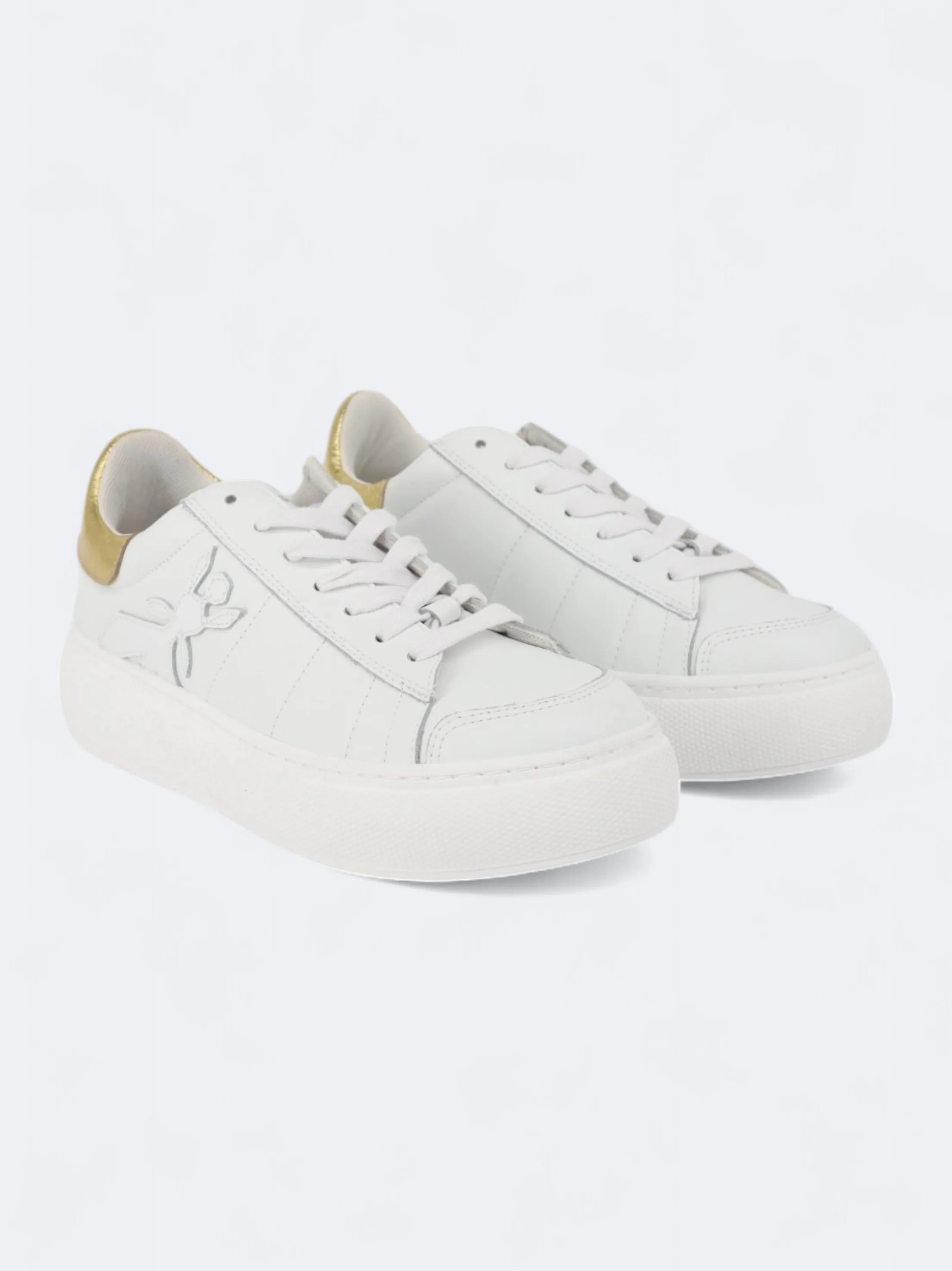 Women's Textured Sneakers,White