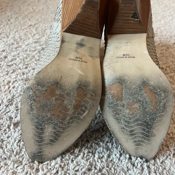 Women's Western Ankle Boots - Gray