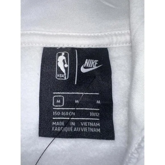 Youth Boston Celtics Nike White 2018/19 City Edition Essential Pullover Hoodie